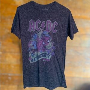 AC ⚡️ DC so soft T gray size Small